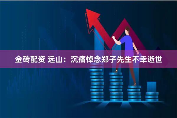金砖配资 远山：沉痛悼念郑子先生不幸逝世